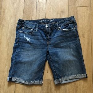 American Eagle Bermuda Jean Shorts